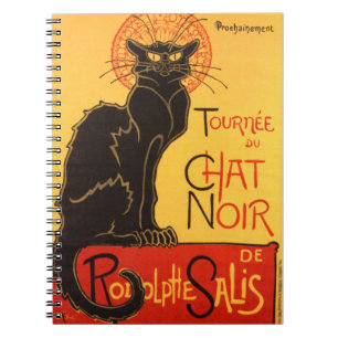 Steinlen: Chat Noir Spiral Notebook