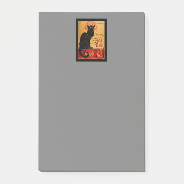 Steinlen's Le Chat Noir Post-it Notes (Front)