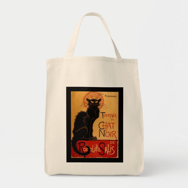 Steinlen's Le Chat Noir Tote Bag (Front)