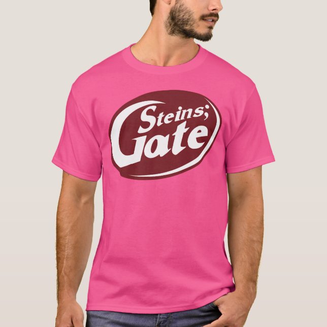 Steinsgate - An Intellectual Beverage T-Shirt (Front)