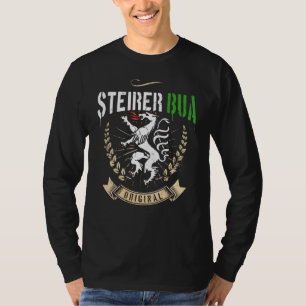 Steirer Bua Steiermark Coat Of Arms Panther Steire T-Shirt