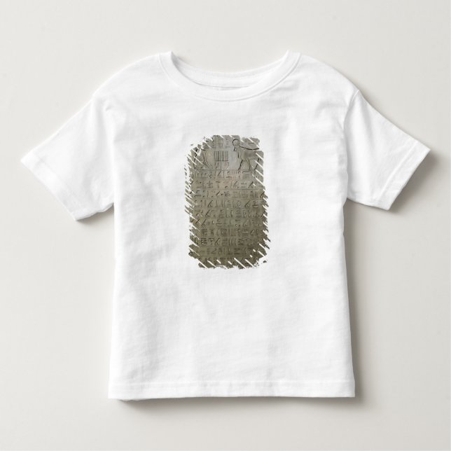 Stela commemorating the burial of the Apis Toddler T-Shirt (Front)