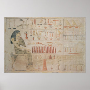 Stela of Princess Nefertiabet Poster