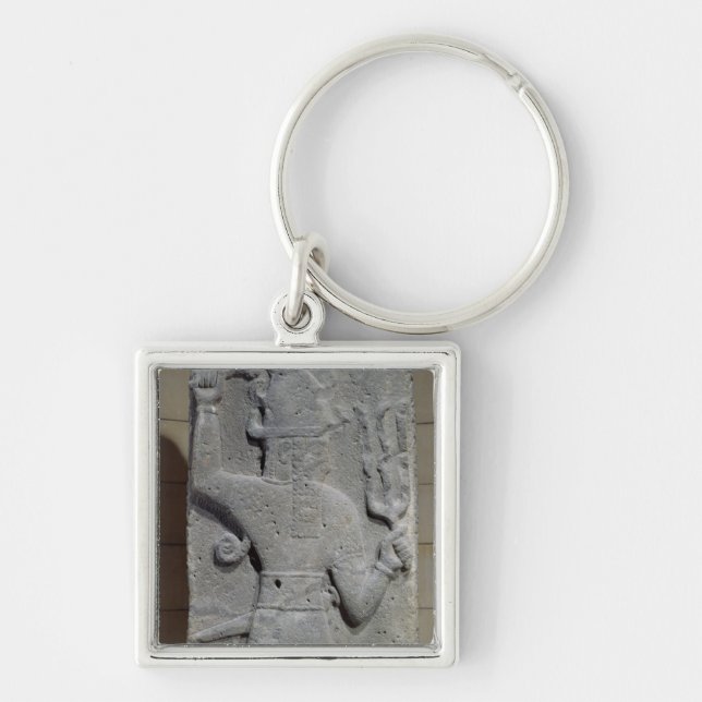 Stela of Teshub, Syrian storm god Key Ring (Front)