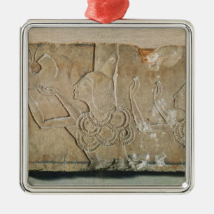 Stele depicting Ay and his wife Teye Metal Tree Decoration