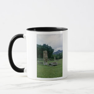 Stele in forecourt of Central Plaza Mug