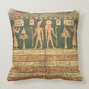 Stele of Horsiese, Late Period (painted wood) Cushion