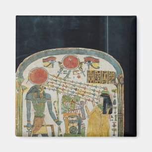Stele of the Lady Taperet before Re-Horakhty Magnet