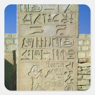 Stele of Unas  Old Kingdom Square Sticker