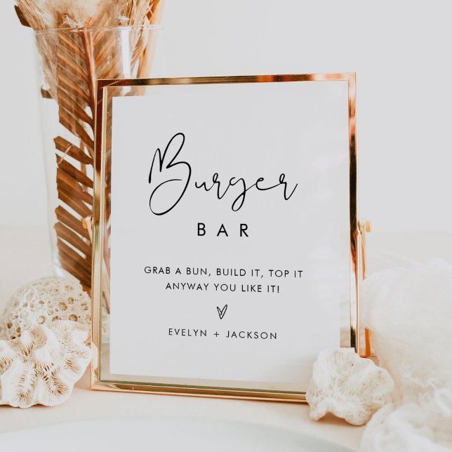 STELLA Burger Bar Wedding Sign (Creator Uploaded)