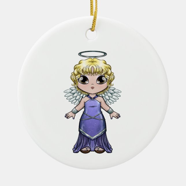 Stella Ceramic Tree Decoration (Front)