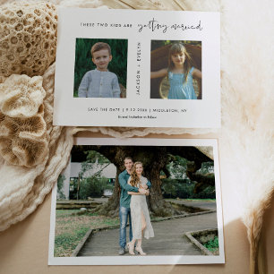 STELLA Childhood Photo Save the Date Announcement