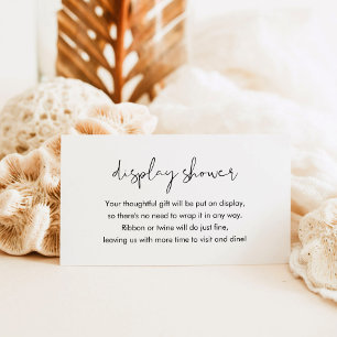 STELLA Display Shower Enclosure Insert Card