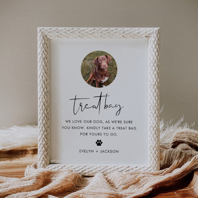 STELLA Dog Treat Bag, Biscuit Bar Pet Wedding Sign (Creator Uploaded)