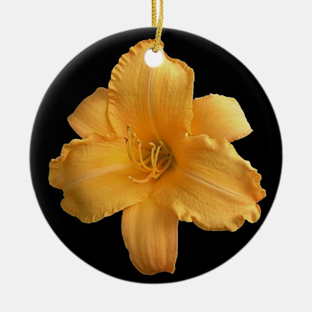 'Stella D'Oro' Ceramic Tree Decoration (Front)