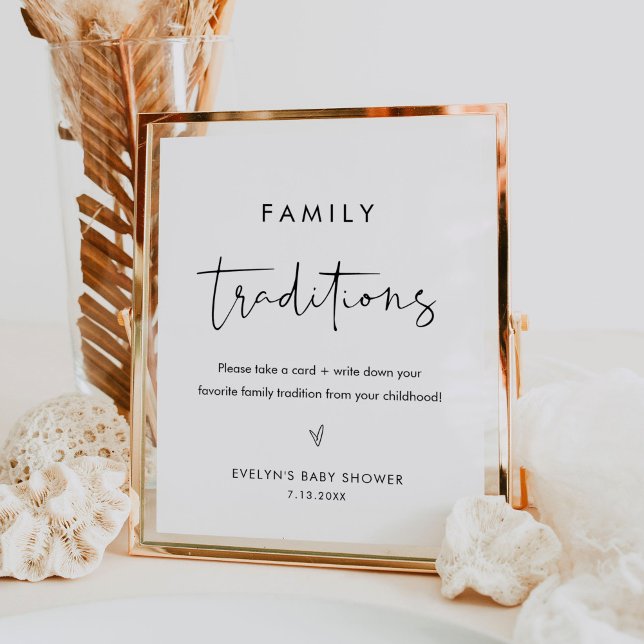 STELLA Family Traditions Baby Shower Sign (Creator Uploaded)