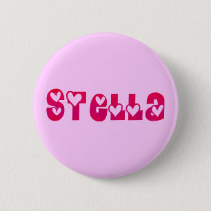 Stella in Hearts 6 Cm Round Badge