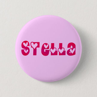 Stella in Hearts 6 Cm Round Badge