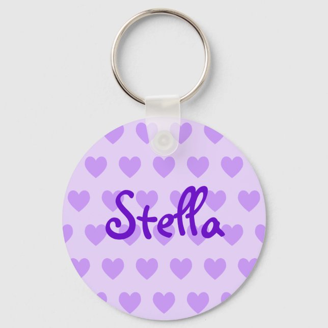 Stella in Purple Key Ring (Front)