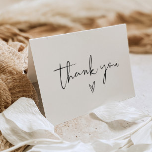 STELLA Modern Minimalist Thank You Card