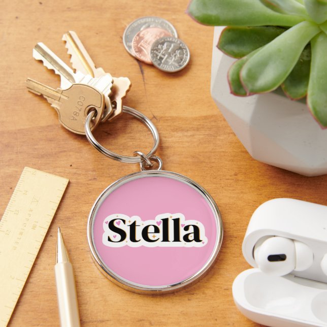 Stella name cute design key ring (Desk)