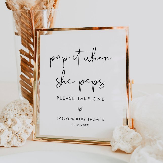 STELLA Pop It When She Pops, Wine Champagne Favour Poster (Creator Uploaded)