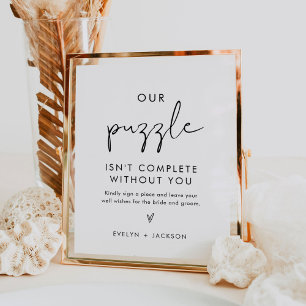 STELLA Puzzle Wedding Guest Book Sign