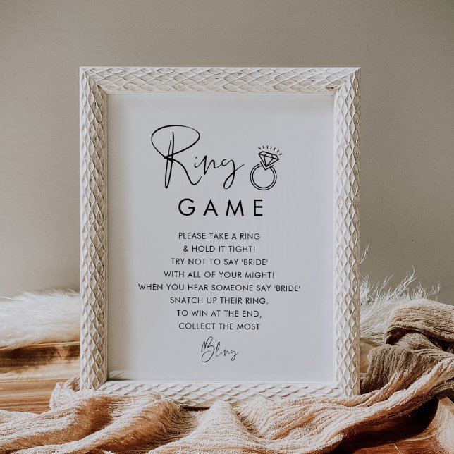 STELLA Ring Game Bridal Shower Sign (Creator Uploaded)