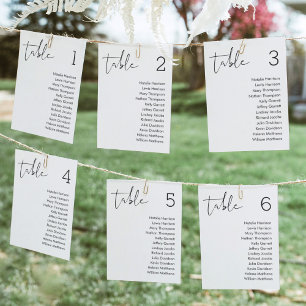 STELLA Wedding Seating Chart Card