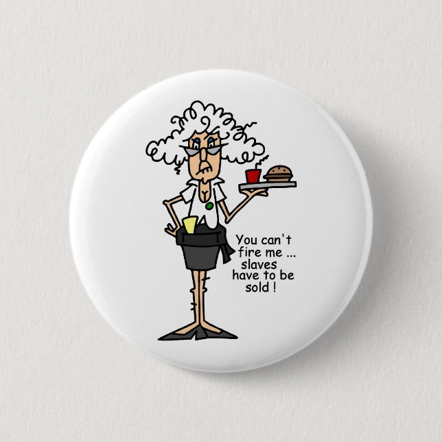 Stella With Attitude Humour 6 Cm Round Badge (Front)
