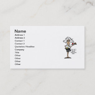 Stella With Attitude Humour Business Card