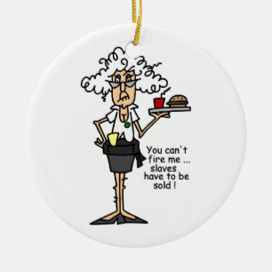 Stella With Attitude Humour Ceramic Tree Decoration