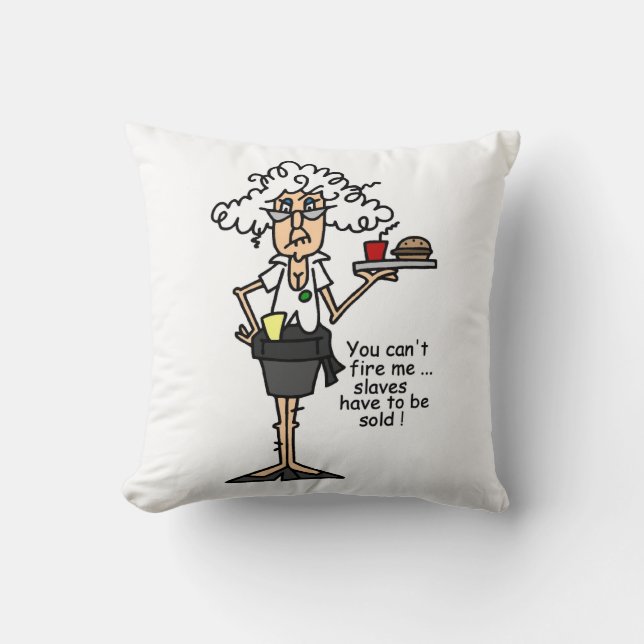 Stella With Attitude Humour Cushion (Front)