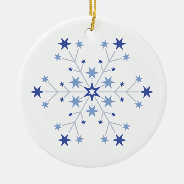 Stellar Beginnings Ceramic Tree Decoration (Front)