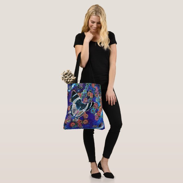 Stellar Blooms Tote Bag (On Model)