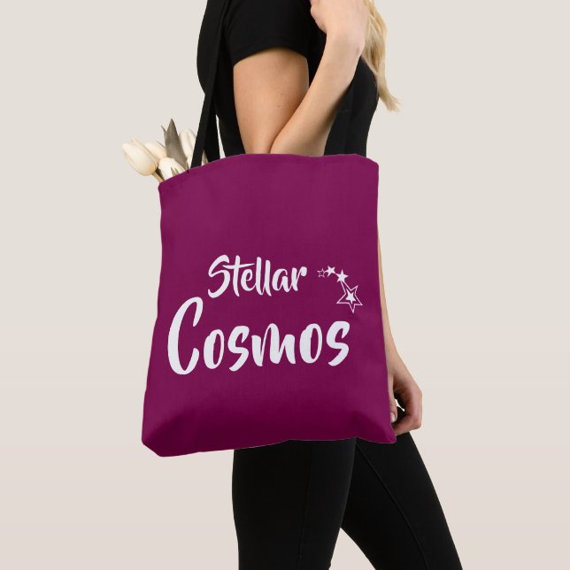 Stellar Cosmos Tote Bag (Close Up)