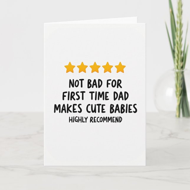 Stellar Fathers Day Card (Front)