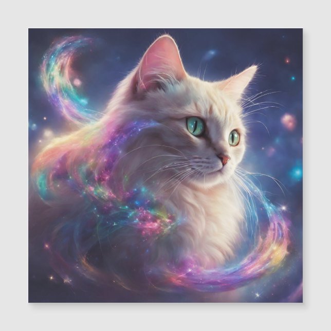 Stellar Kitty- cosmic cat art (Front)