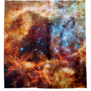 Stellar Nursery R136 Tarantula Nebula NASA Photo Shower Curtain
