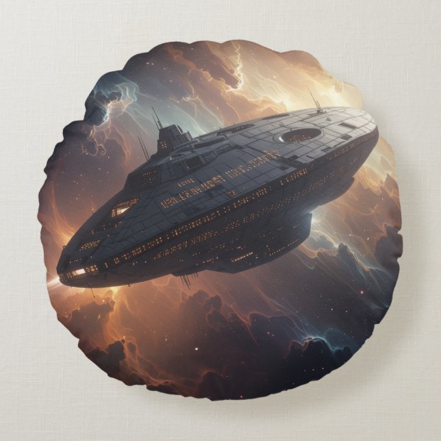 Stellar Path – Journey Through the Universe´13 Round Cushion (Front)