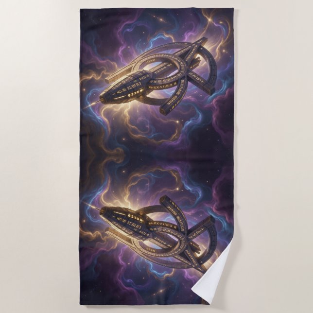 Stellar Path – Journey Through the Universe´14 Beach Towel (Front)