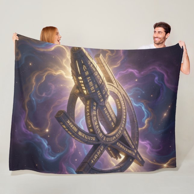 Stellar Path – Journey Through the Universe´14 Fleece Blanket (In Situ)