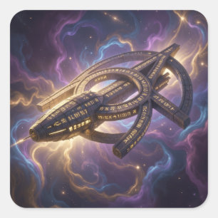 Stellar Path – Journey Through the Universe´14 Square Sticker