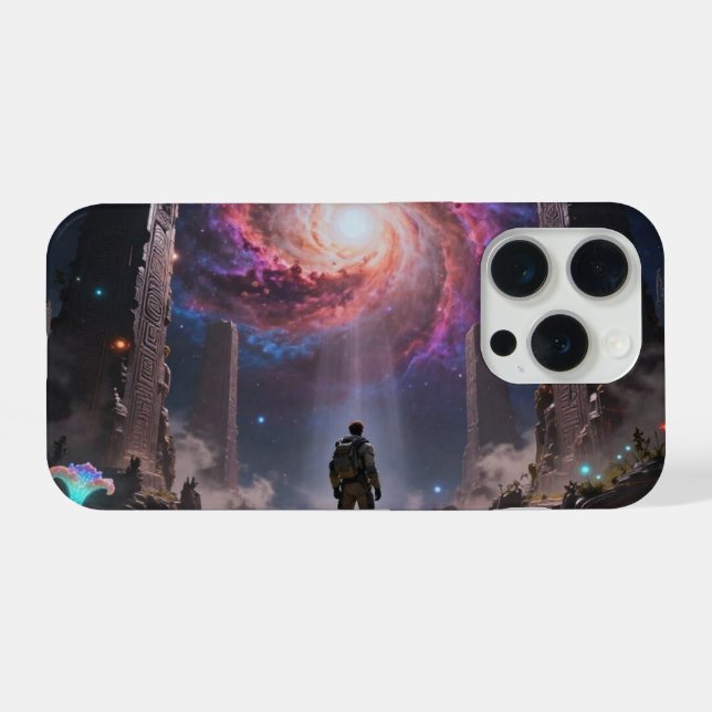 Stellar Path – Journey Through the Universe´3 iPhone Case (Back Horizontal)