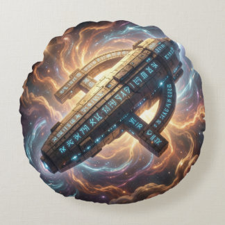 Stellar Path – Journey Through the Universe´5 Round Cushion