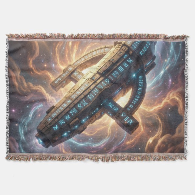 Stellar Path – Journey Through the Universe´5 Throw Blanket (Front)