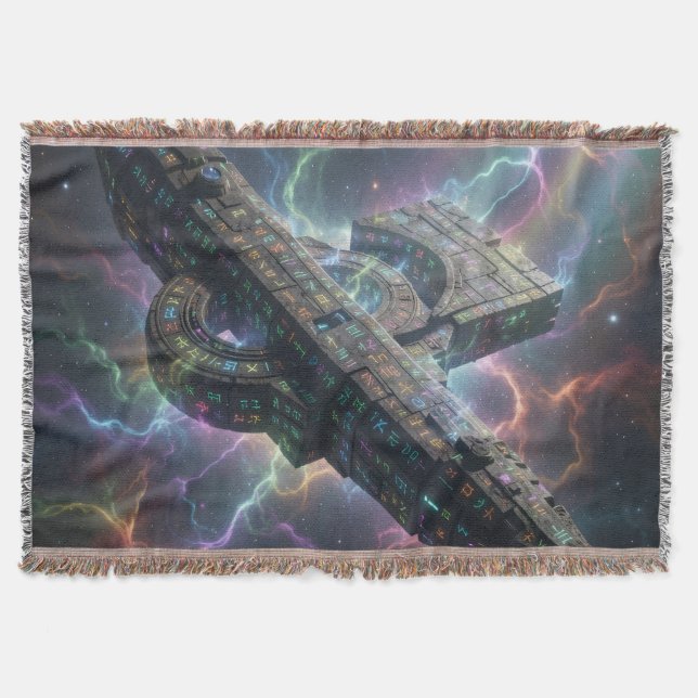 Stellar Path – Journey Through the Universe´6 Throw Blanket (Front)