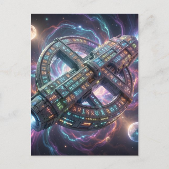 Stellar Path – Journey Through the Universe´8 Postcard (Front)