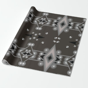 Stellar Performance Modern Abstract Art Design Wrapping Paper