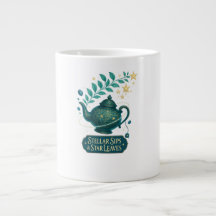 Stellar Sips & Star Leaves Mug – Cosmic Tea Cup